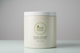 50 lbs. container with Luxury Body Butter base with Lux Natures logo with green leaf